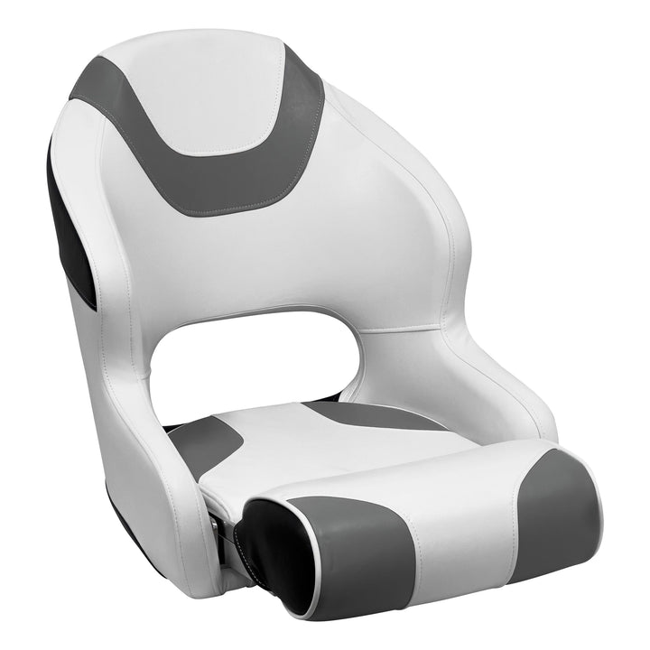 Wise 3315 Baja Series Bucket Seat w/ Flip Up Bolster Bucket Seats Boatseats Brite White • Grey • Black 