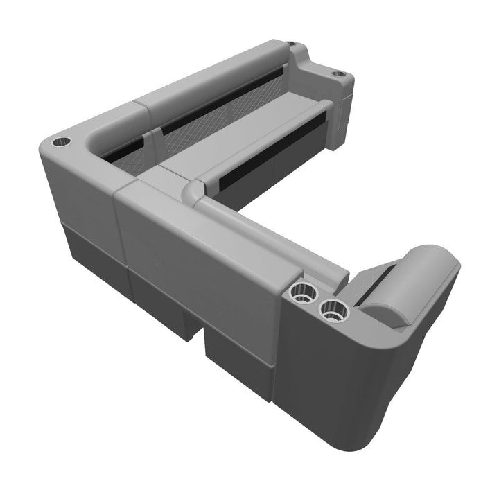 Wise DLX Series Pontoon - Large Rear L Package 2 Boatseats 