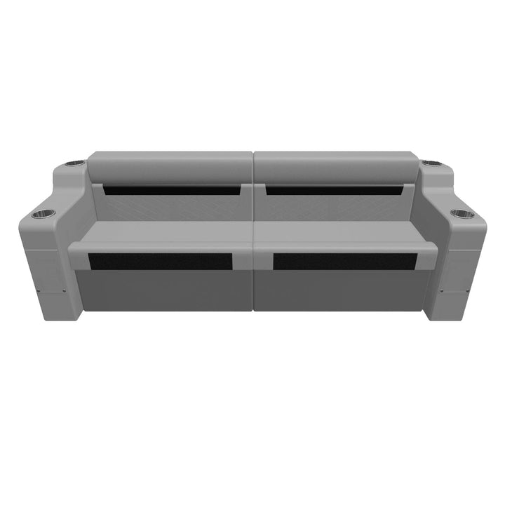 Wise DLX Series Pontoon - Rear Couch Package 3 Boatseats 