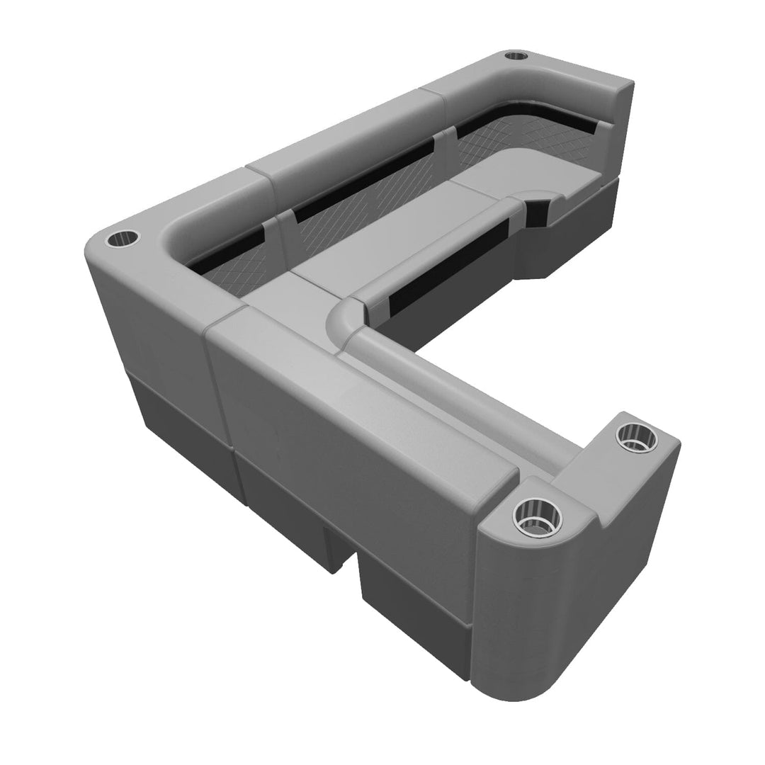 Wise DLX Series Pontoon - Small Rear L Package 4 Boatseats 