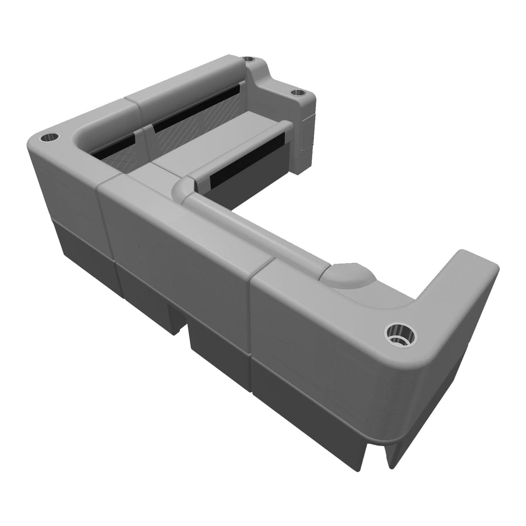 Wise DLX Series Pontoon - Small Rear L Package 1 Boatseats 