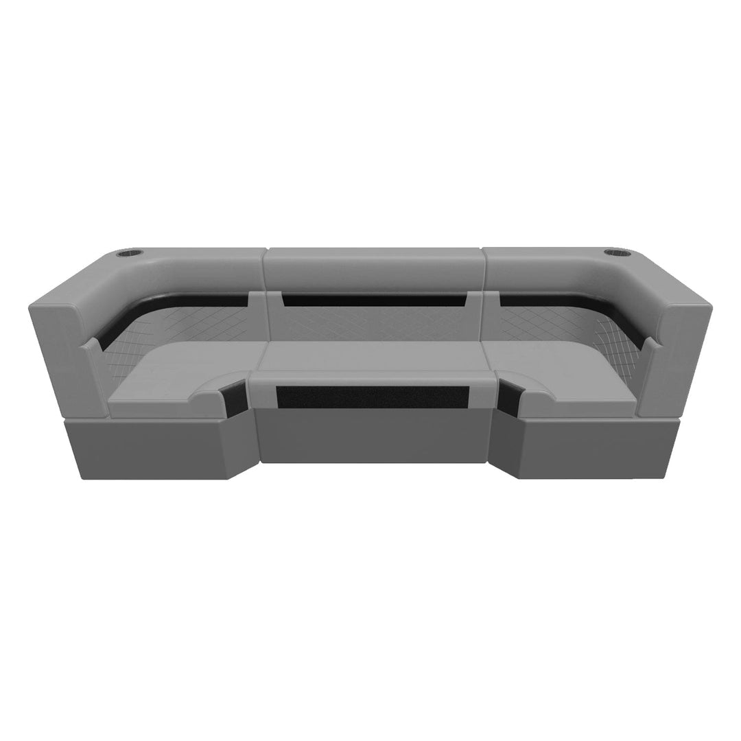 Wise DLX Series Pontoon - Rear Couch Package 2 Boatseats 