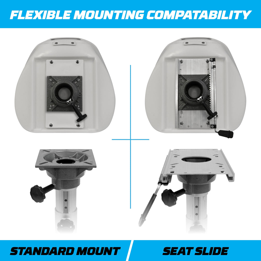 Wise 8WD015 Standard Pilot Chair w/ Armrests Offshore Seating Boatseats 