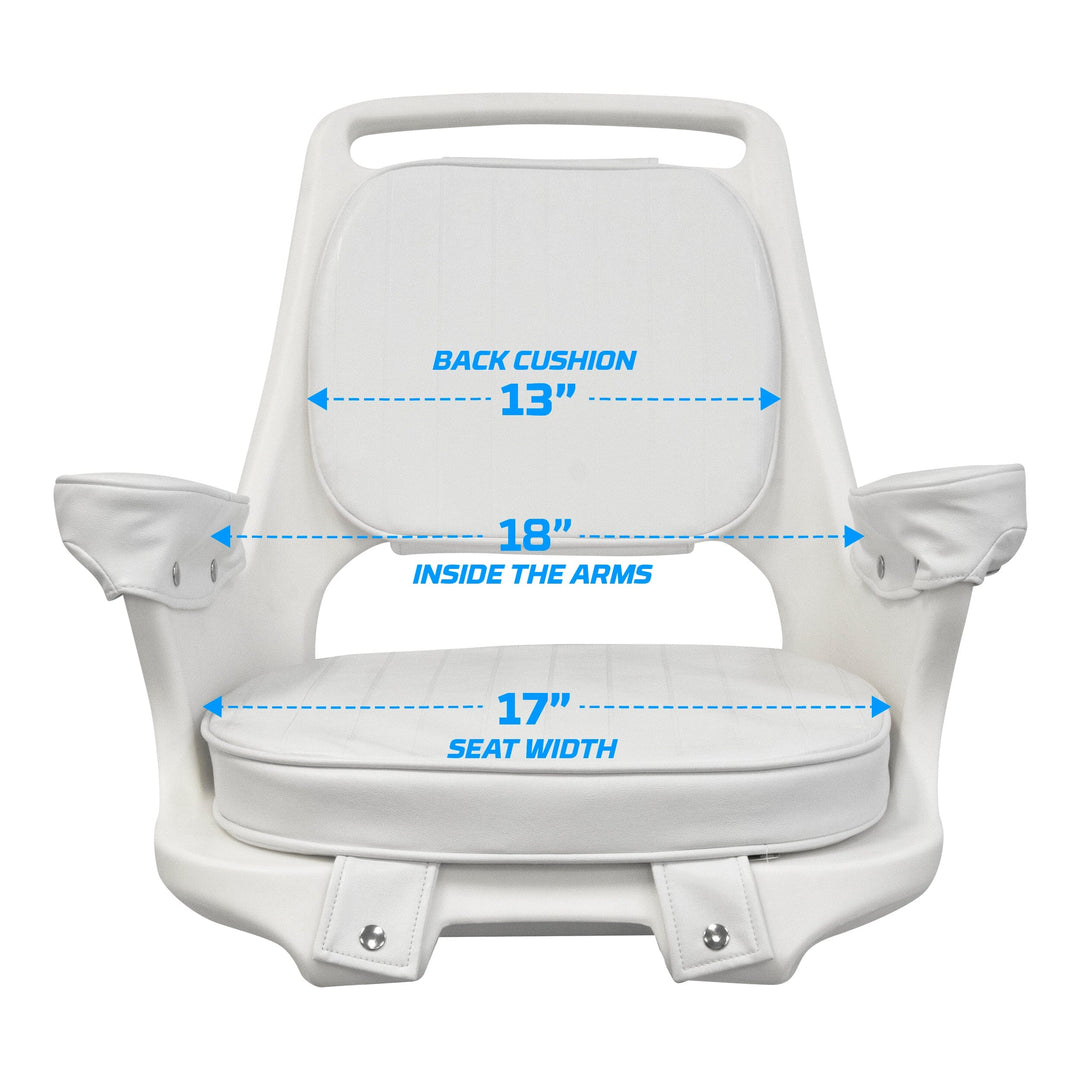 Wise 8WD1007 Captains Chair w/ Armrests Offshore Seating Boatseats 