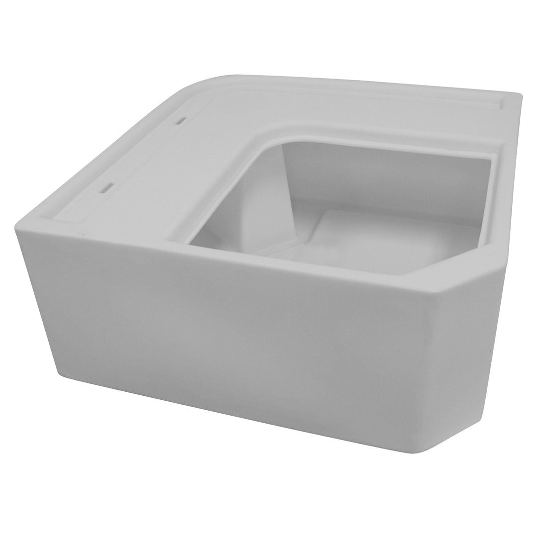 Wise 8WD133-1B Deluxe Pontoon Radius Corner Section - Base Only Deluxe Bases WisePontoon White 