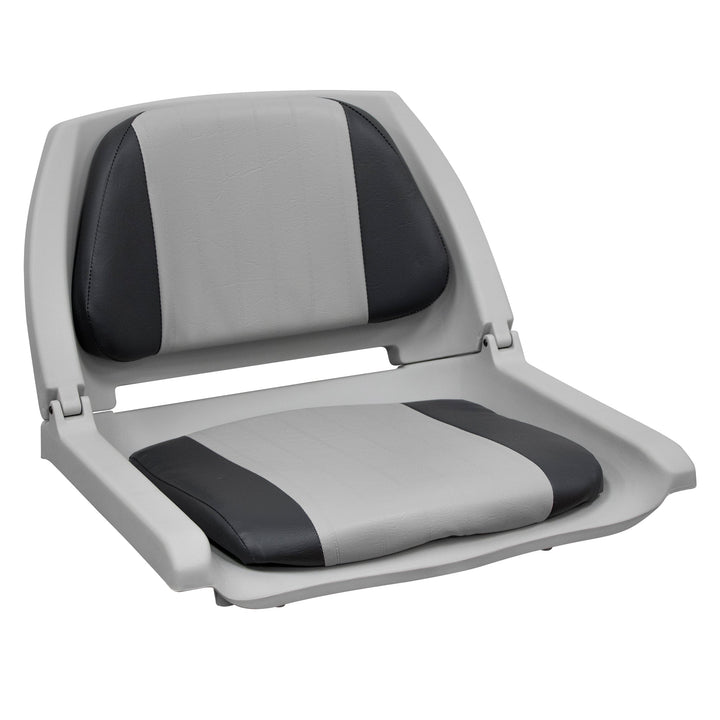 Wise 8WD139LS Cushioned Molded Plastic Shell Fold Down Molded Seats WiseMarine Grey • Charcoal • Grey Shell 