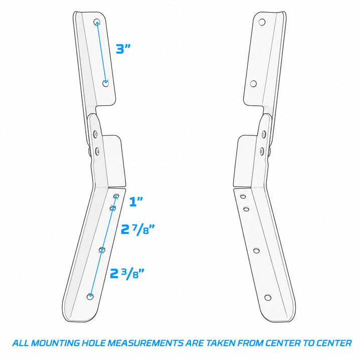 Wise 8WD13NP Standard No-Pinch Seat Hinge Set Hardware Boatseats 