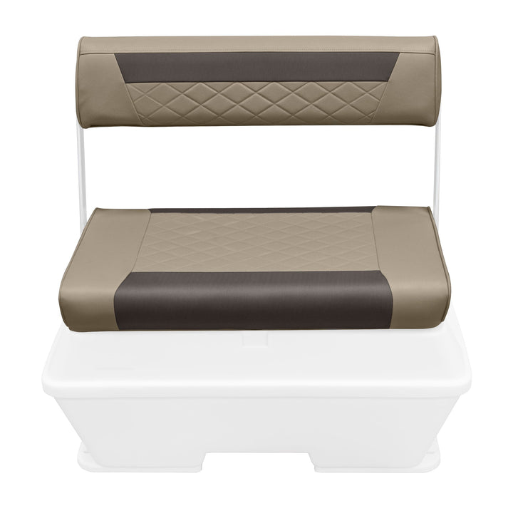 Wise 8WD156-BS 70 Qt / 62 Qt Swingback Cooler Back Rest & Seat Cushion Set Offshore Seating Boatseats Neutral • Meteor 