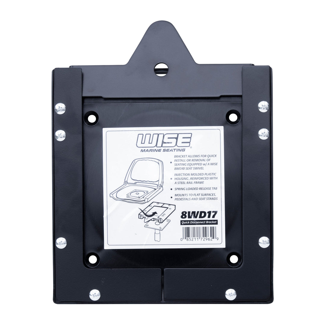 Wise 8WD17 Quick Disconnect Bracket for Boat Seat Swivel Hardware Boatseats 