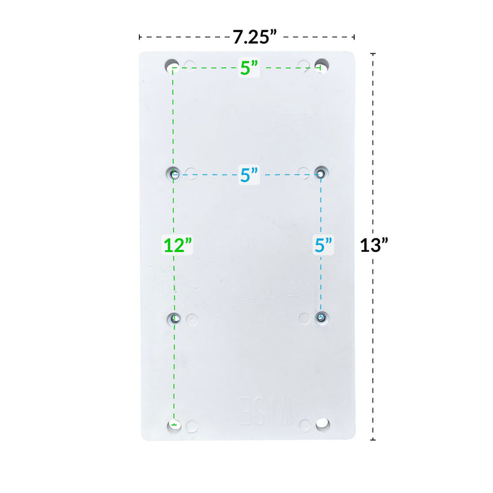 Wise 8WD399 Universal Mounting Plate Hardware Boatseats 