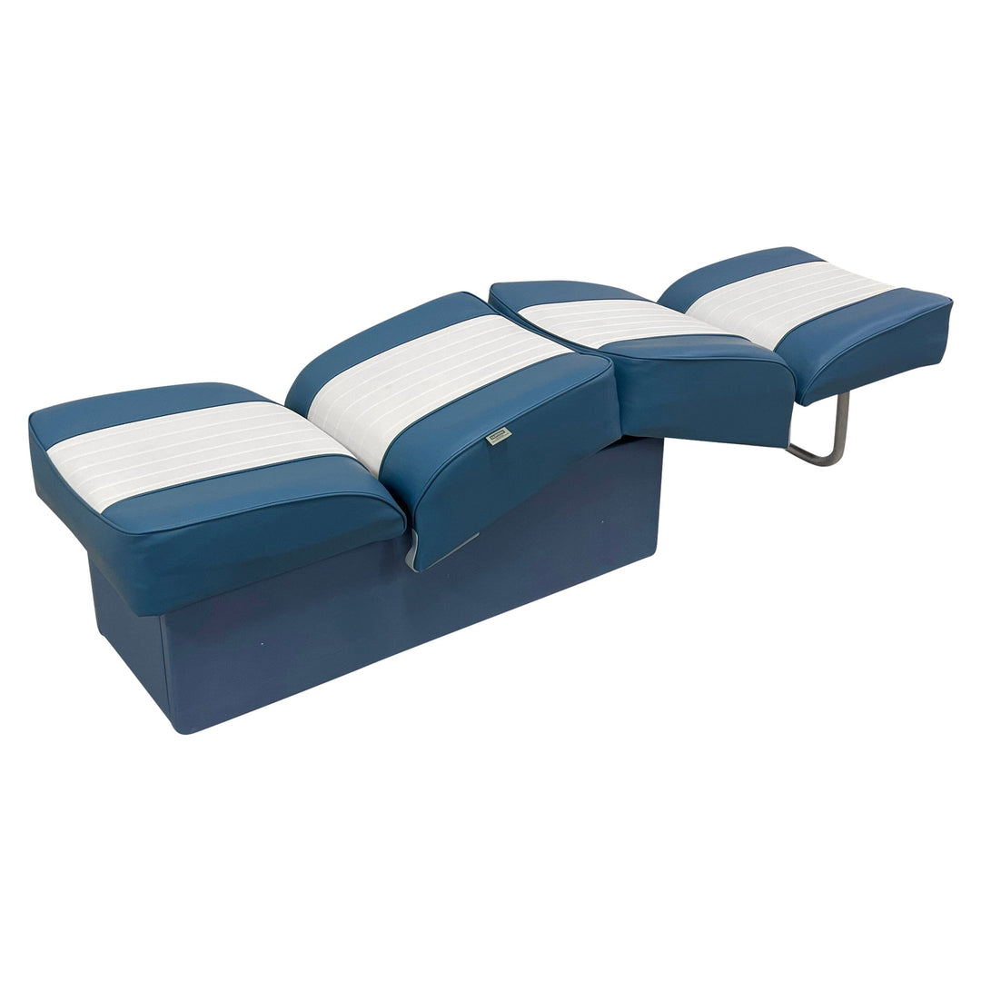 Wise 8WD707P-1 Deluxe Series Back to Back Lounge Seat | Two Tone Colors Jump / Lounge Boatseats 