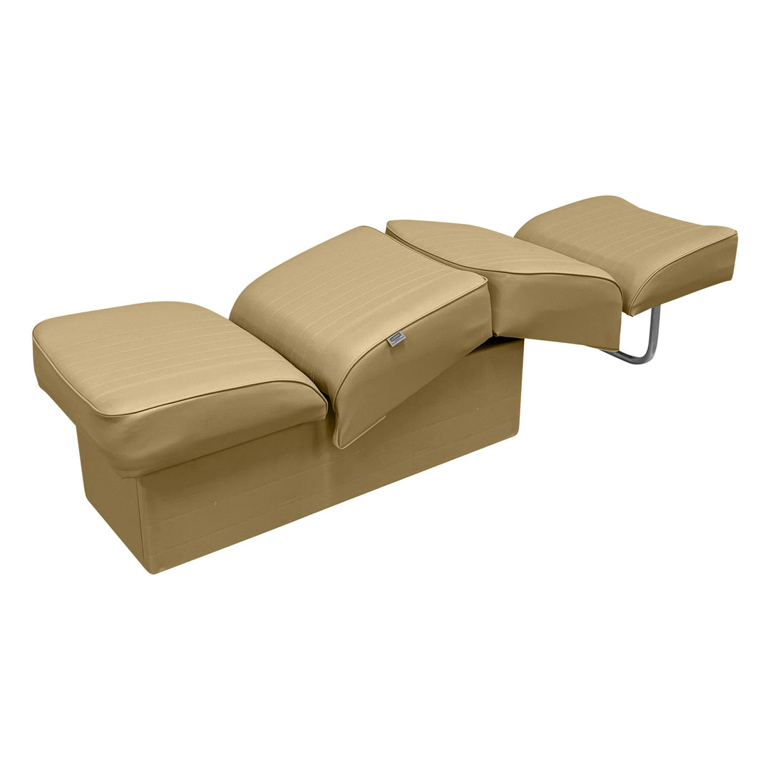 Wise 8WD707P-1 Deluxe Series Back to Back Lounge Seat | Solid Colors Jump / Lounge Boatseats 