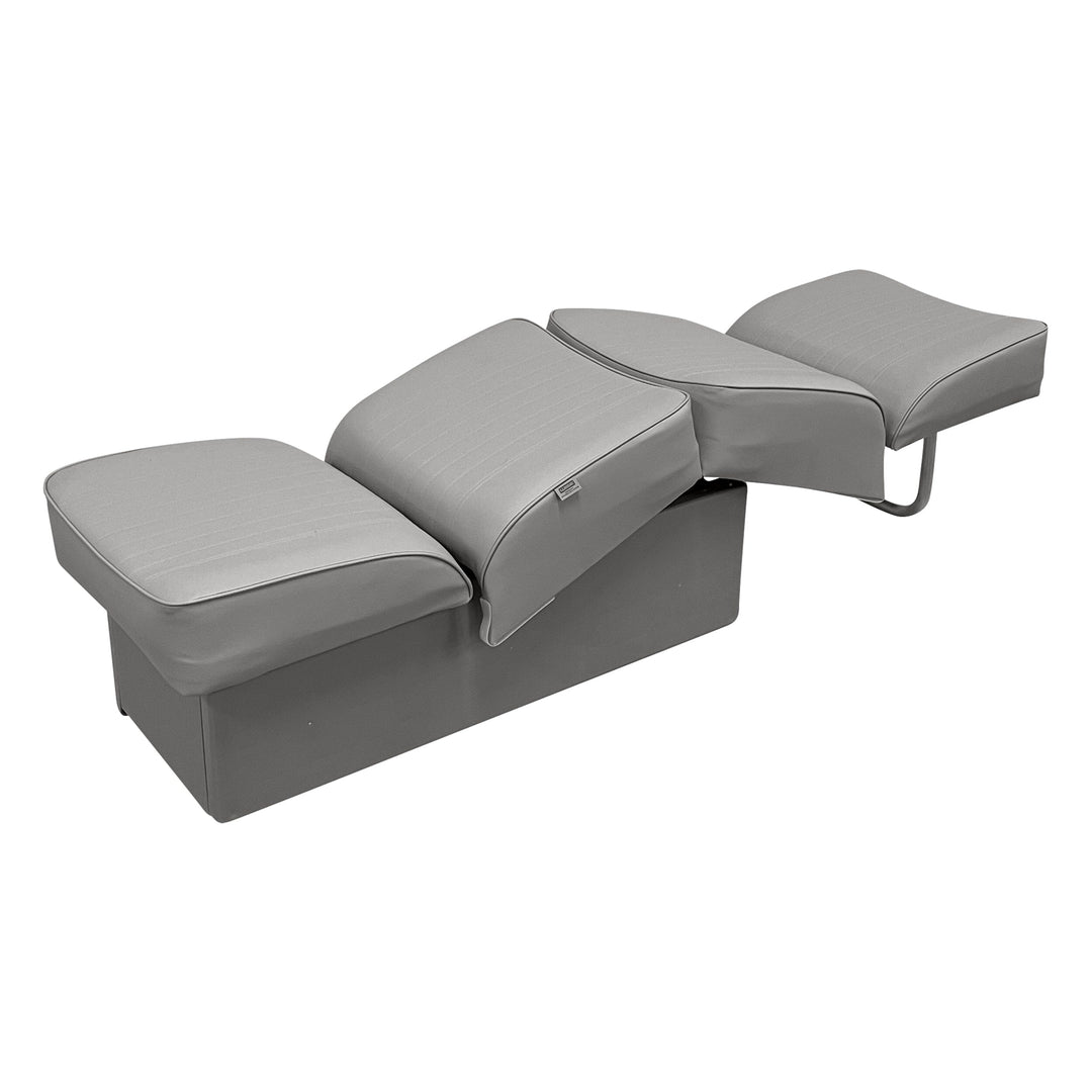 Wise 8WD707P-1 Deluxe Series Back to Back Lounge Seat | Solid Colors Jump / Lounge Boatseats 