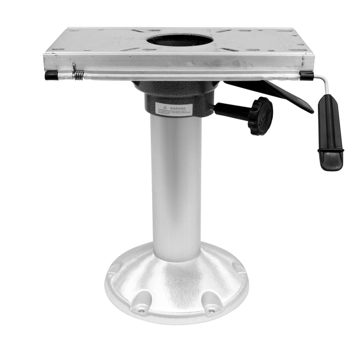 Wise 8WP23-15-374 - 15" Fixed Pedestal w/ Fore & Aft Slide Hardware Wise Hardware 