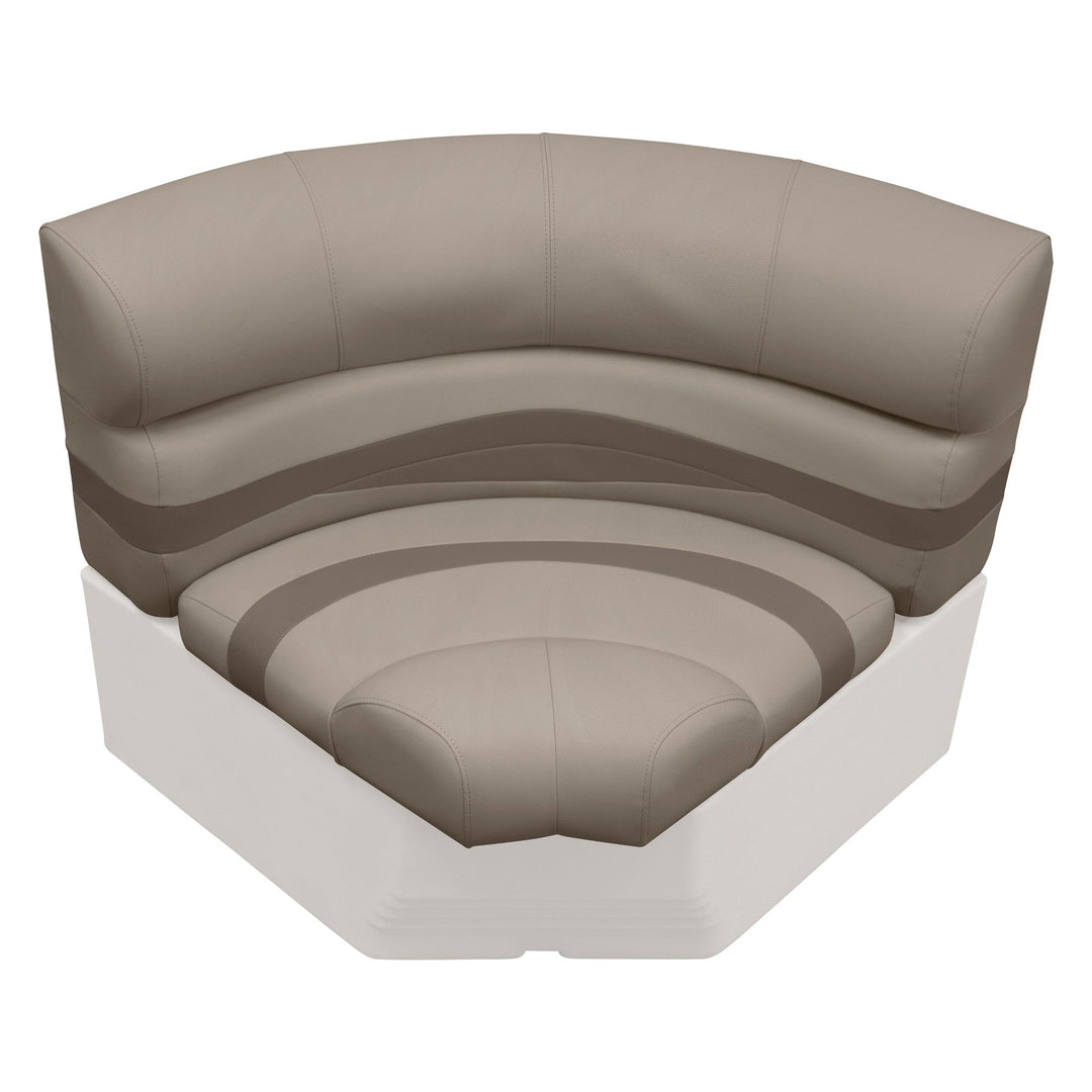 Wise BM11002-2 Premier Pontoon 32" Bow Radius Corner Cushion Set Premier Cushion Sets Wise Pontoon 