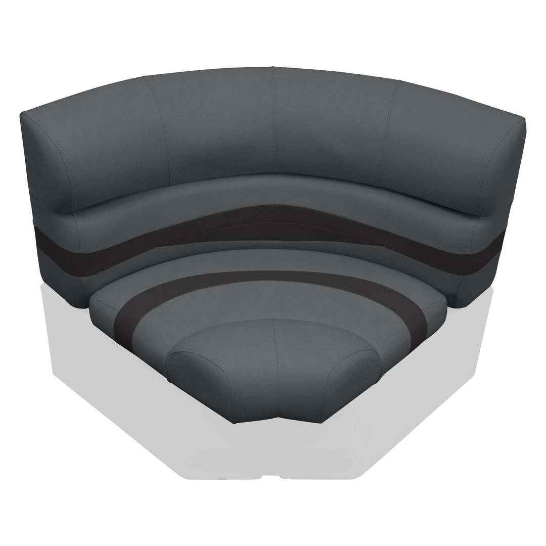 Wise BM11002 Premier Pontoon 32" Bow Radius Corner Cushion Set Premier Cushion Sets Boatseats 