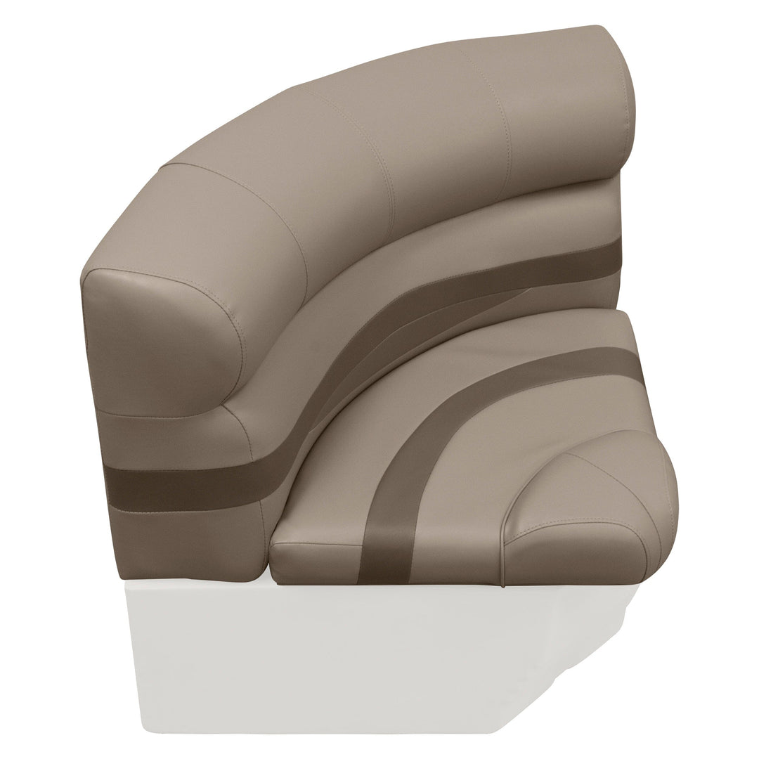 Wise BM11028-2 Premier Pontoon 28" Radius Corner Cushion Set Premier Cushion Sets Wise Pontoon 