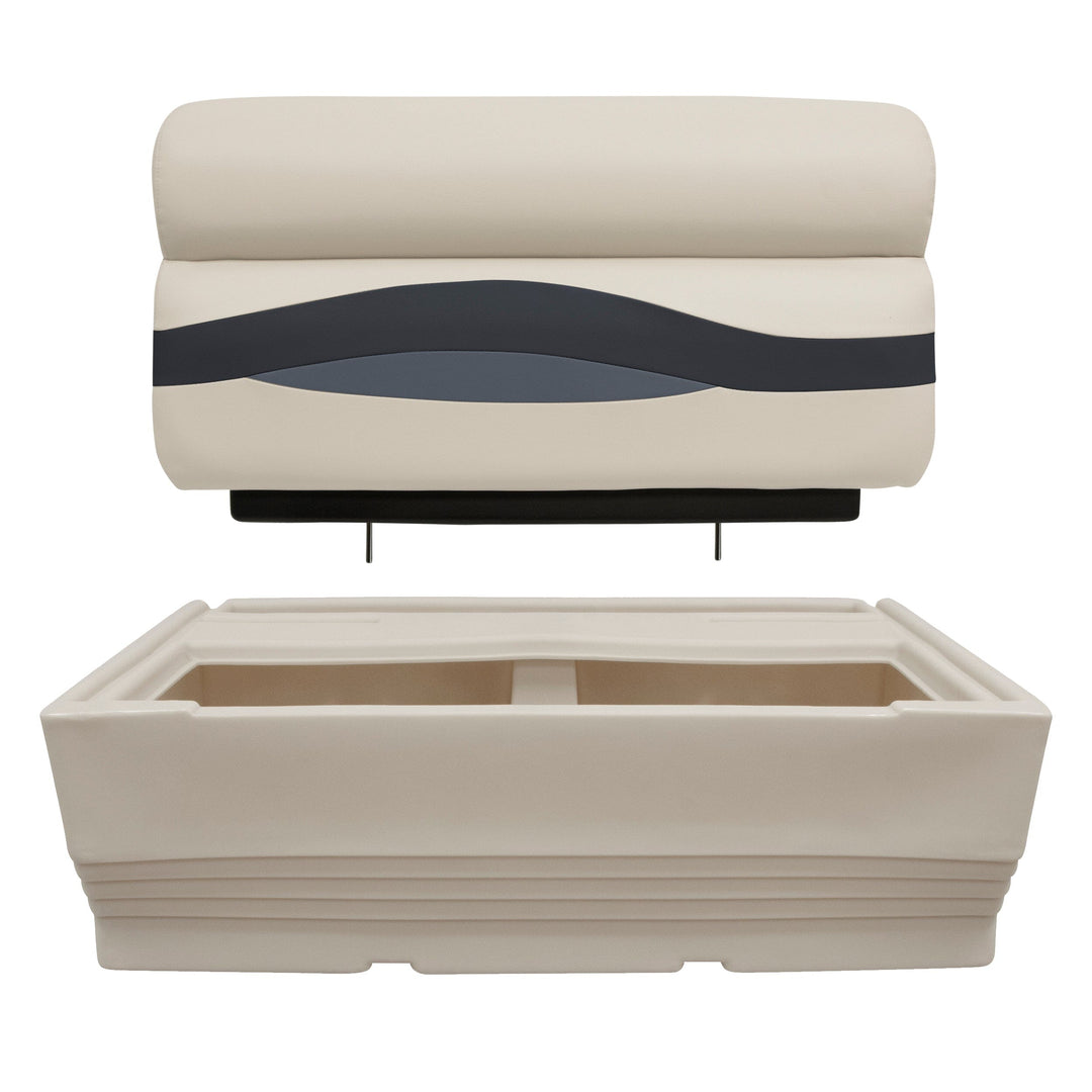 Wise BM1144-2 Premier Pontoon 36" Bench Cushion Set Premier Cushion Sets Wise Pontoon 