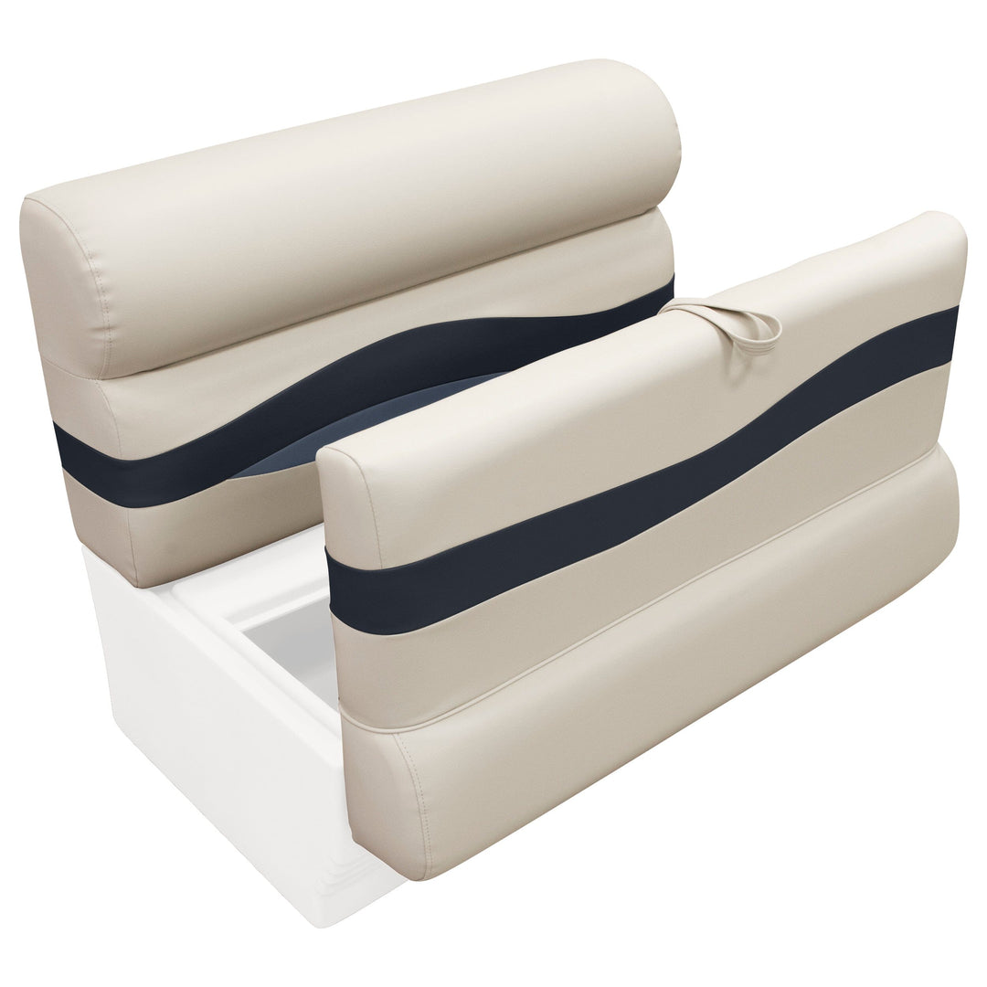 Wise BM1144-2 Premier Pontoon 36" Bench Cushion Set Premier Cushion Sets Wise Pontoon 