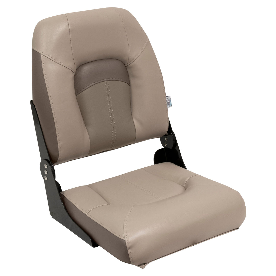 Wise BM1461 Premier Pontoon Fold Down Fishing Seat Premier Pontoon Boatseats 