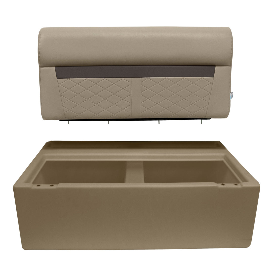 Wise DLX100 - DLX Series Pontoon 37" Bench Cushion Set DLX Pontoon Boatseats 