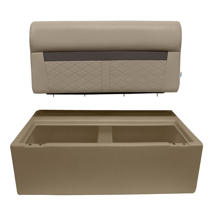 Wise DLX100 - DLX Series Pontoon 37" Bench Cushion Set DLX Pontoon Boatseats 