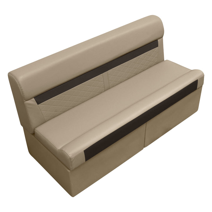 Wise DLX106 - DLX Series Pontoon 55" Bench Cushion & Base Package DLX Pontoon Boatseats Neutral • Meteor 