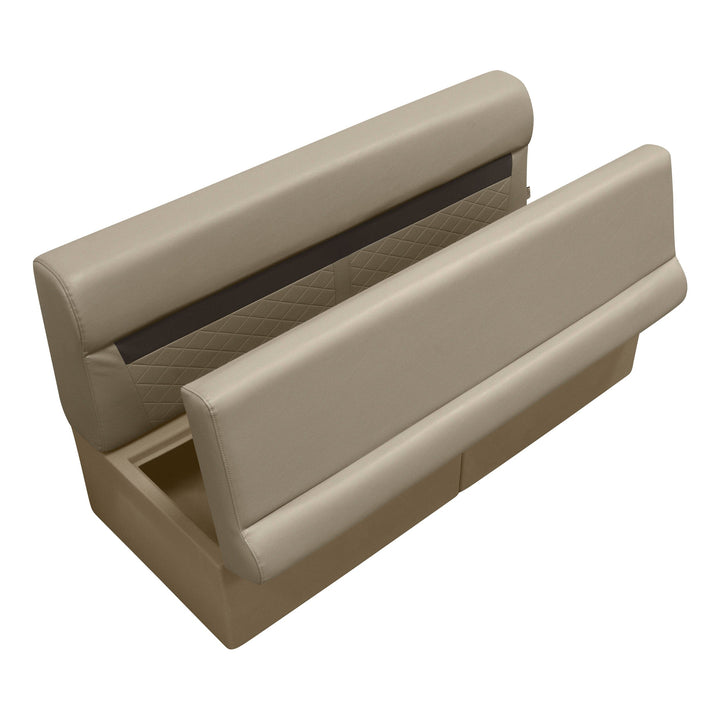 Wise DLX106 - DLX Series Pontoon 55" Bench Cushion & Base Package DLX Pontoon Boatseats 