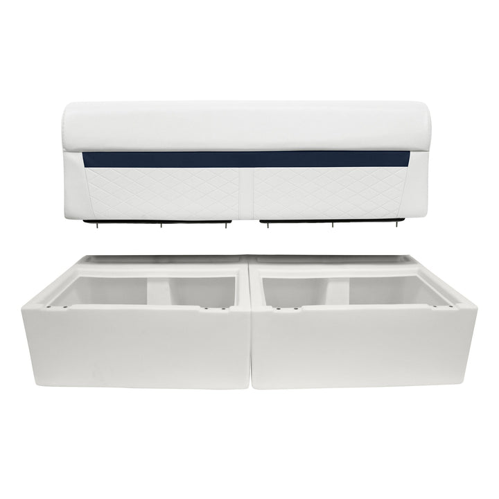 Wise DLX106 - DLX Series Pontoon 55" Bench Cushion Set DLX Pontoon Boatseats 