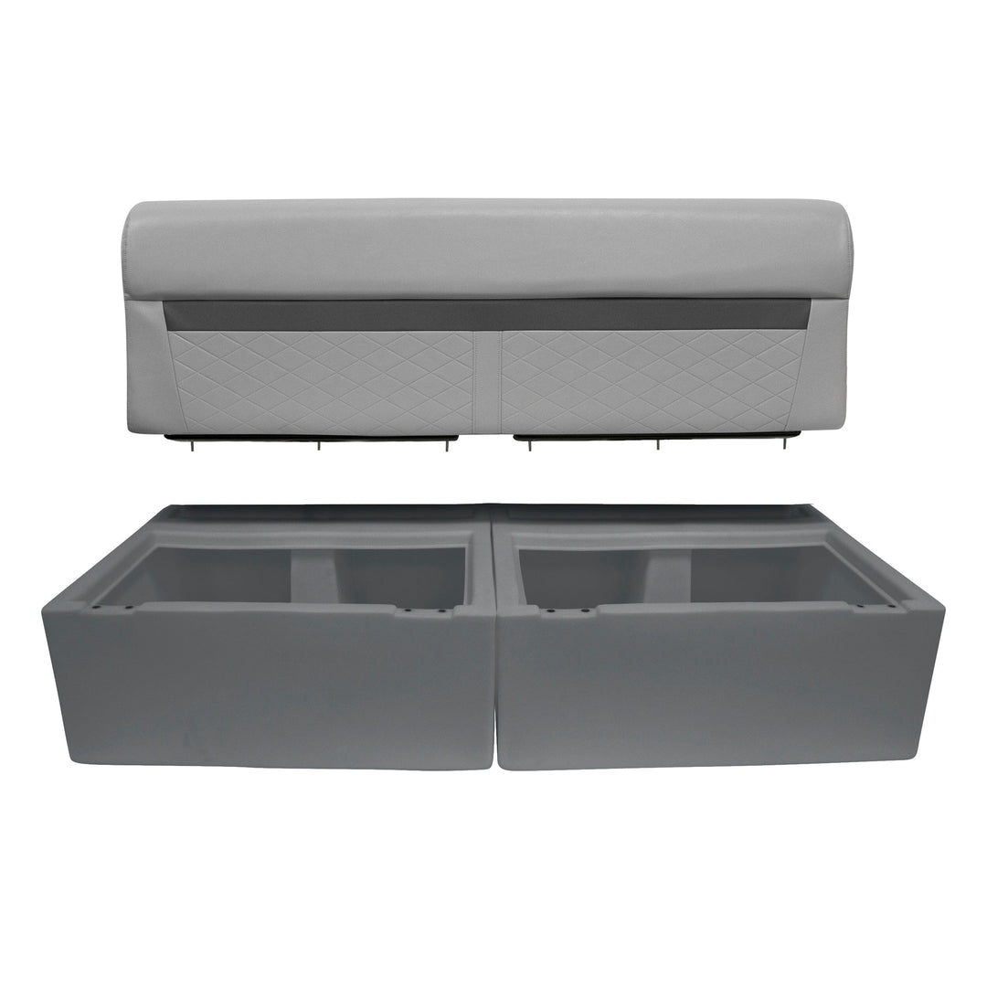 Wise DLX106 - DLX Series Pontoon 55" Bench Cushion Set DLX Pontoon Boatseats 