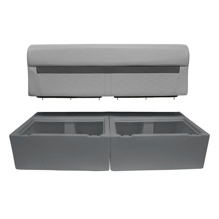 Wise DLX106 - DLX Series Pontoon 55" Bench Cushion Set DLX Pontoon Boatseats 