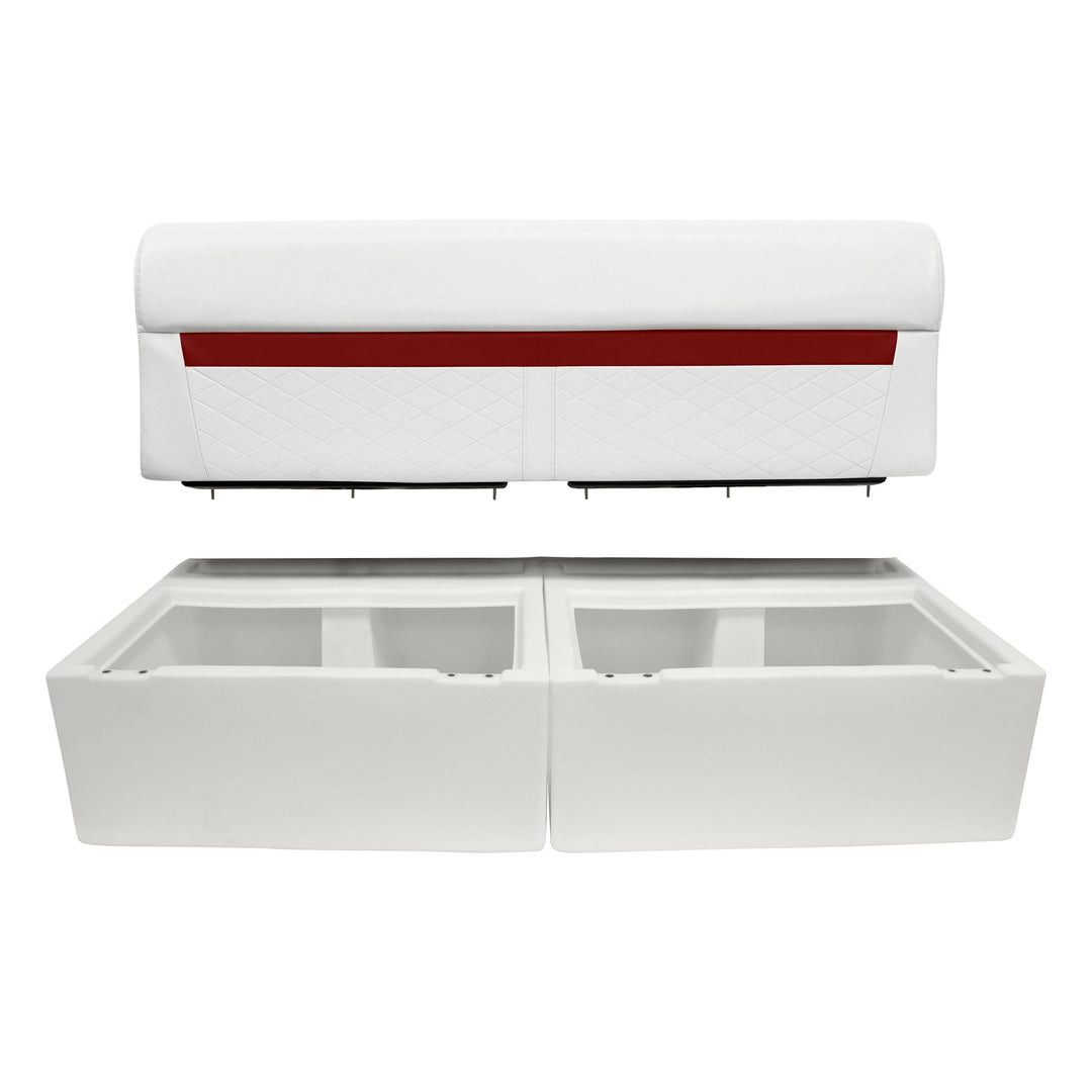 Wise DLX106 - DLX Series Pontoon 55" Bench Cushion Set DLX Pontoon Boatseats 