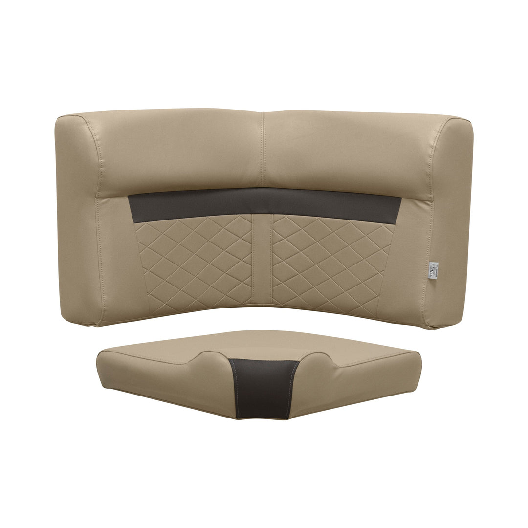 Wise DLX133 - DLX Series Pontoon Corner Cushion Set DLX Pontoon Boatseats 