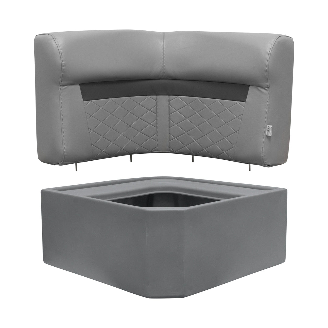 Wise DLX133 - DLX Series Pontoon Corner Cushion Set DLX Pontoon Boatseats 