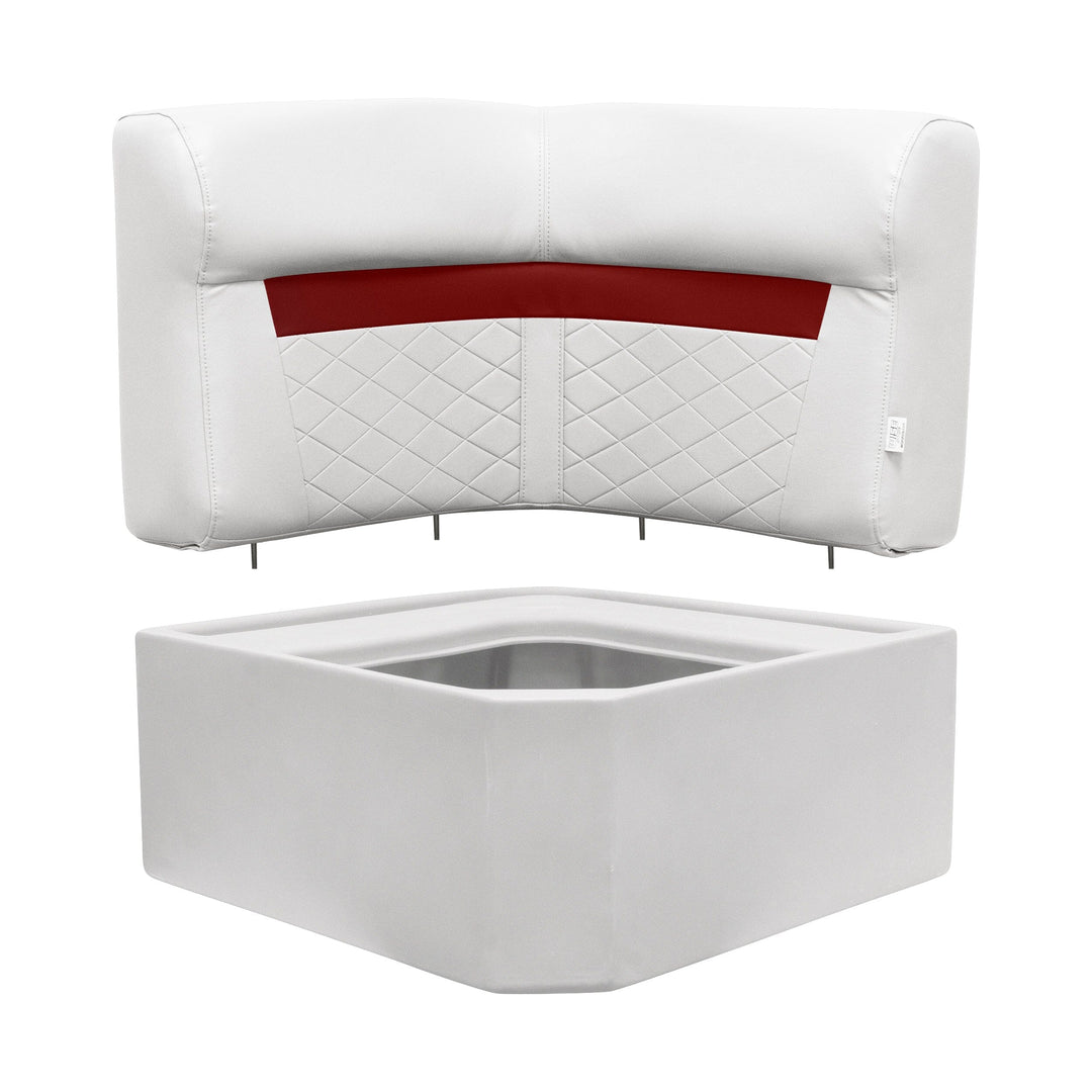 Wise DLX133 - DLX Series Pontoon Corner Cushion Set DLX Pontoon Boatseats 