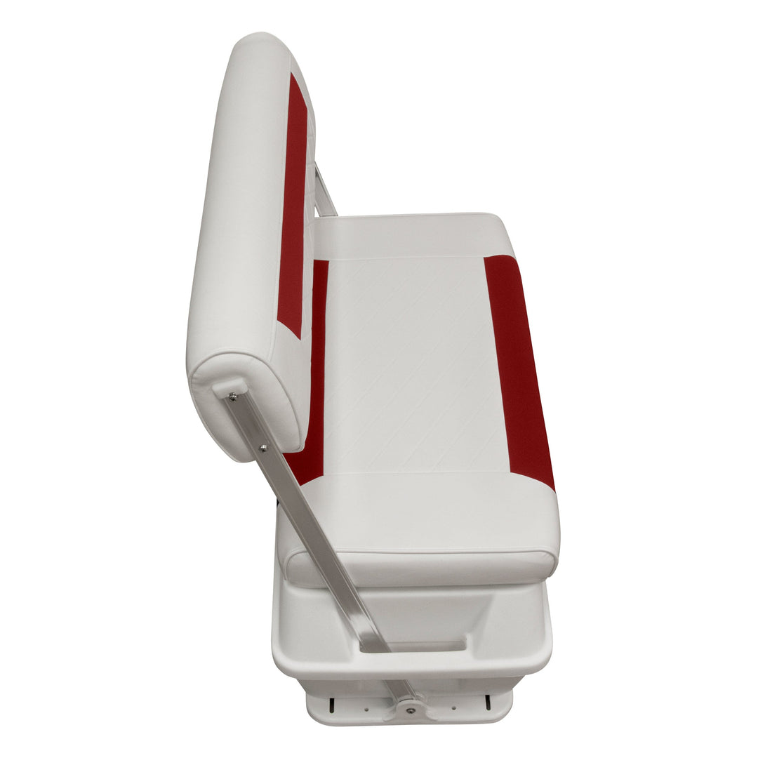 Wise DLX156 - DLX Series 70 Qt Swingback Cooler Seat DLX Pontoon Boatseats 