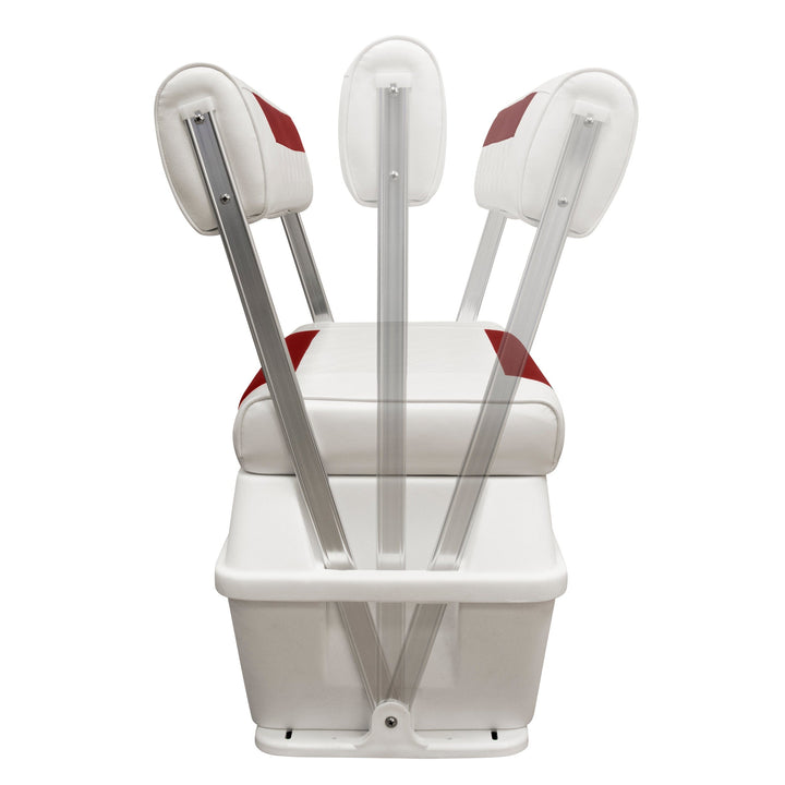 Wise DLX156 - DLX Series 70 Qt Swingback Cooler Seat DLX Pontoon Boatseats 