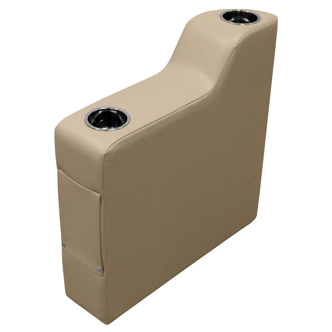 Wise DLX3010 - DLX Series Pontoon Arm Rest - Right Radius DLX Pontoon Boatseats Neutral 