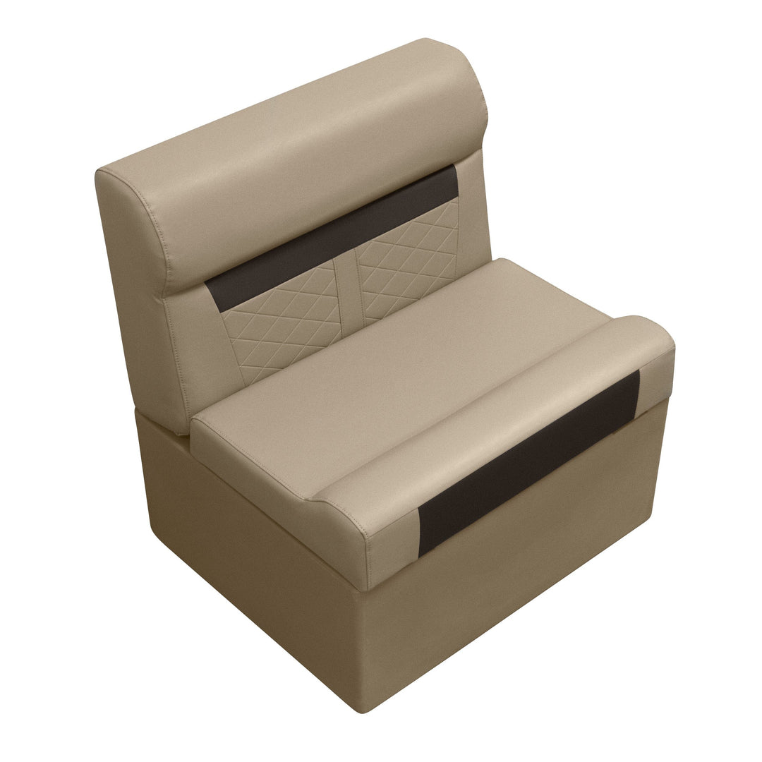 Wise DLX95 - DLX Series Pontoon 28" Bench Cushion & Base Package DLX Pontoon Boatseats Neutral • Meteor 