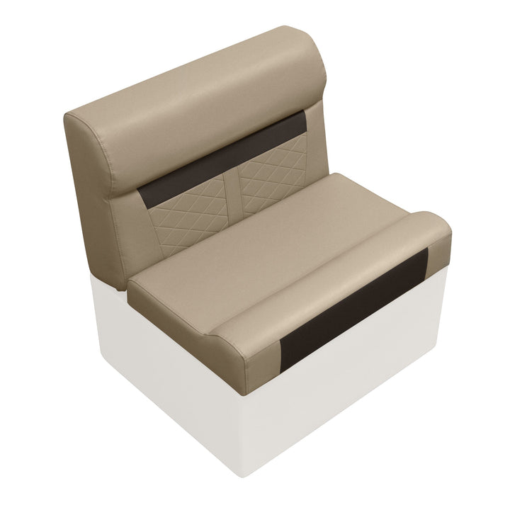 Wise DLX95 - DLX Series Pontoon 28" Bench Cushion Set DLX Pontoon Boatseats Neutral • Meteor 