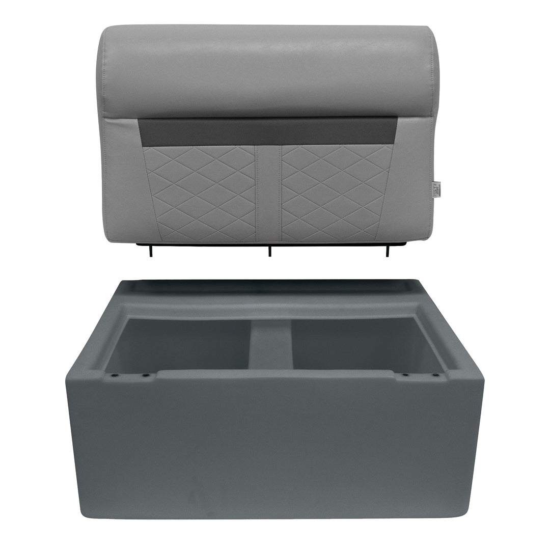 Wise DLX95 - DLX Series Pontoon 28" Bench Cushion Set DLX Pontoon Boatseats 