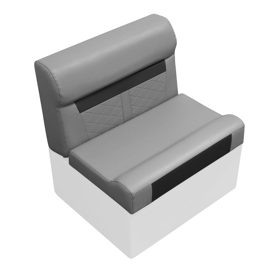 Wise DLX95 - DLX Series Pontoon 28" Bench Cushion Set DLX Pontoon Boatseats Marble • Reef Stone 