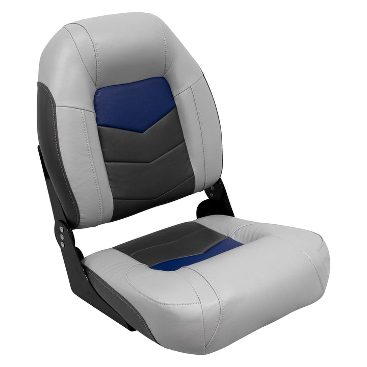 Wise 3304 Pro Angler Tour High Back Bass Boat Seat Pro Angler Wise Marine Marble • Blueberry • Charcoal 