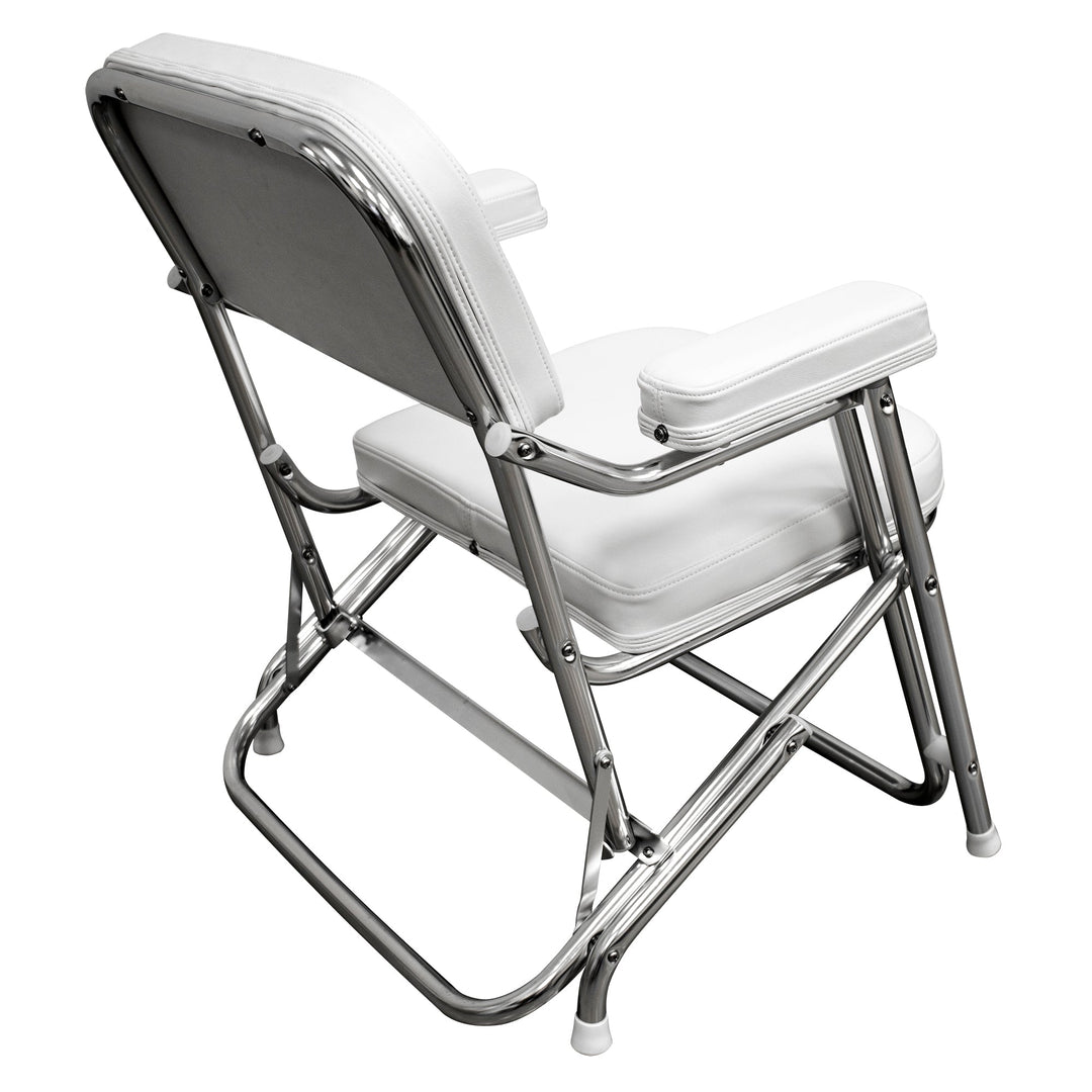 Wise 3316 Boaters Value Folding Deck Chair - Offshore Seat - Rear View