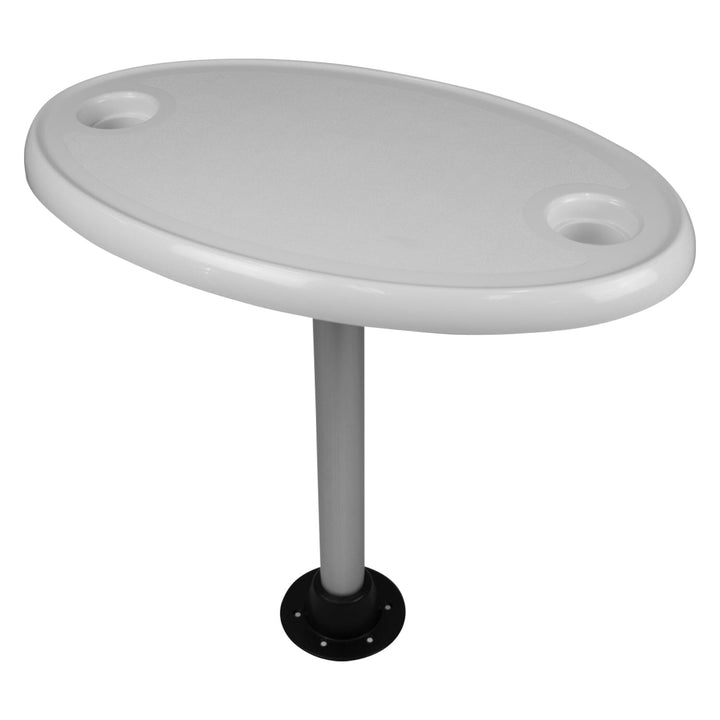 Wise 8WD1157 - Stowable Oval Pontoon Table Pontoon Accessory Wise Accessory 