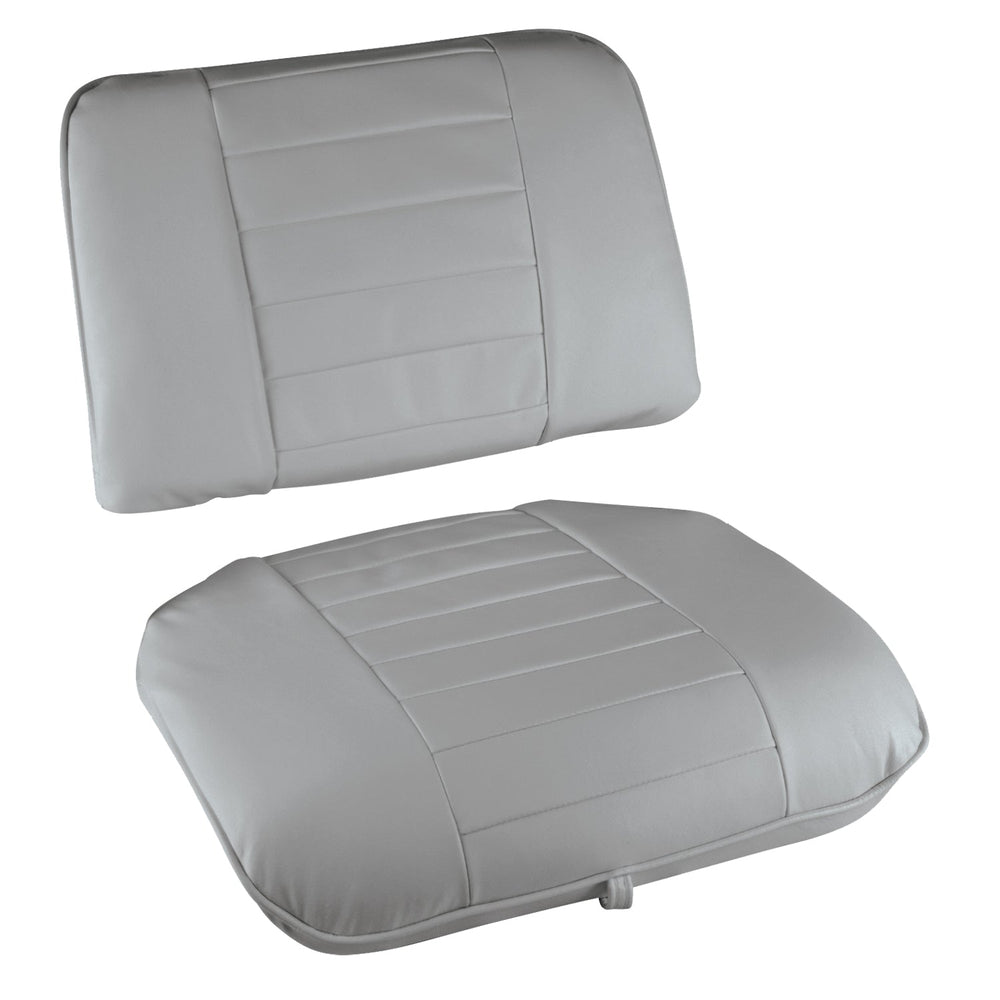 Wise 8WD137 Pro Style Fishing Seat Replacement Cushion Set Molded Seats Wise Marine Grey 