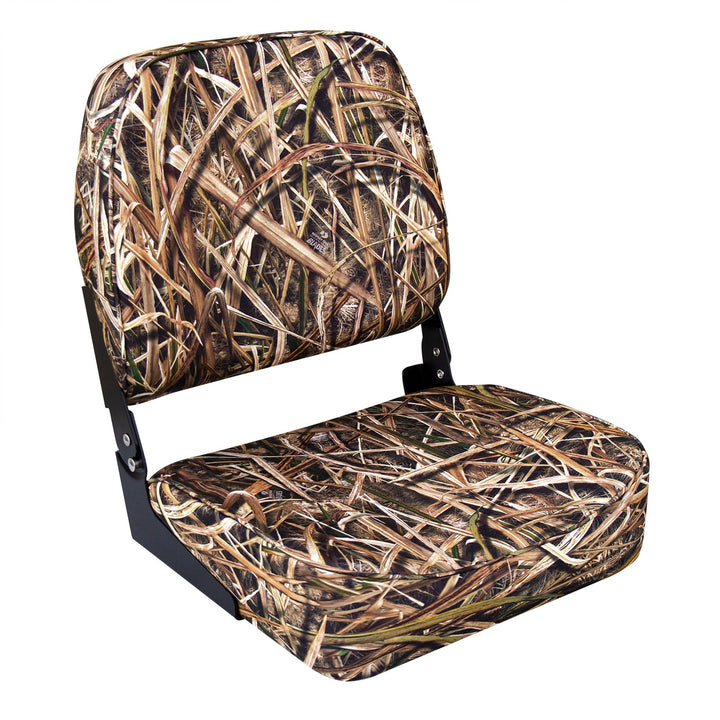 Wise 8WD618PLS-728 High Back Camo Boat Seat - Mossy Oak Shadowgrass Blades