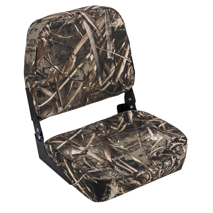 Wise 3312 Economy Low Back Camo Seat Camo Wise Marine Realtree Max 5 