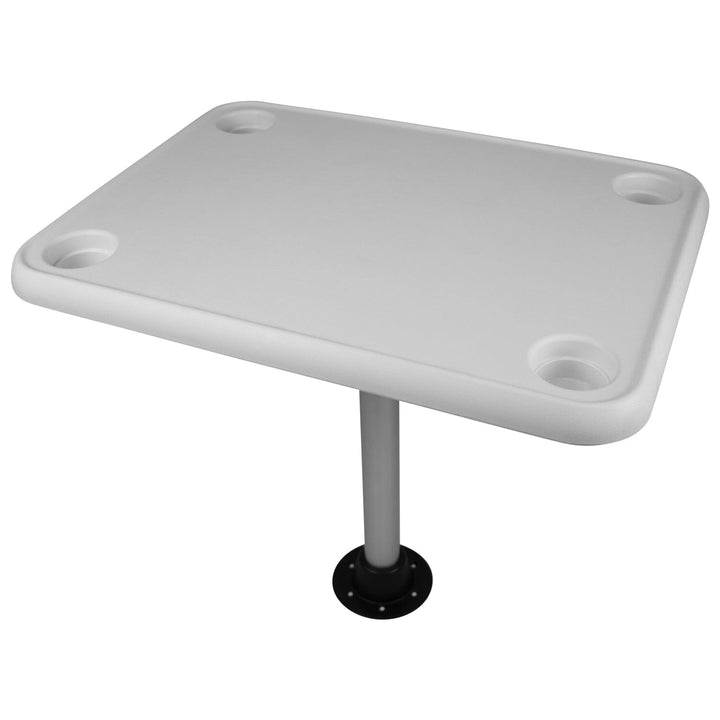 Wise 8WD944 - Stowable Rectangular Pontoon Table Pontoon Accessory Wise Accessory 