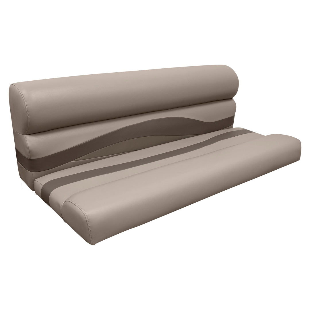 Wise BM1155-2 Premier Pontoon 55" Bench Cushion Set Premier Cushion Sets Wise Pontoon Mocha Java • Mushroom • Café 